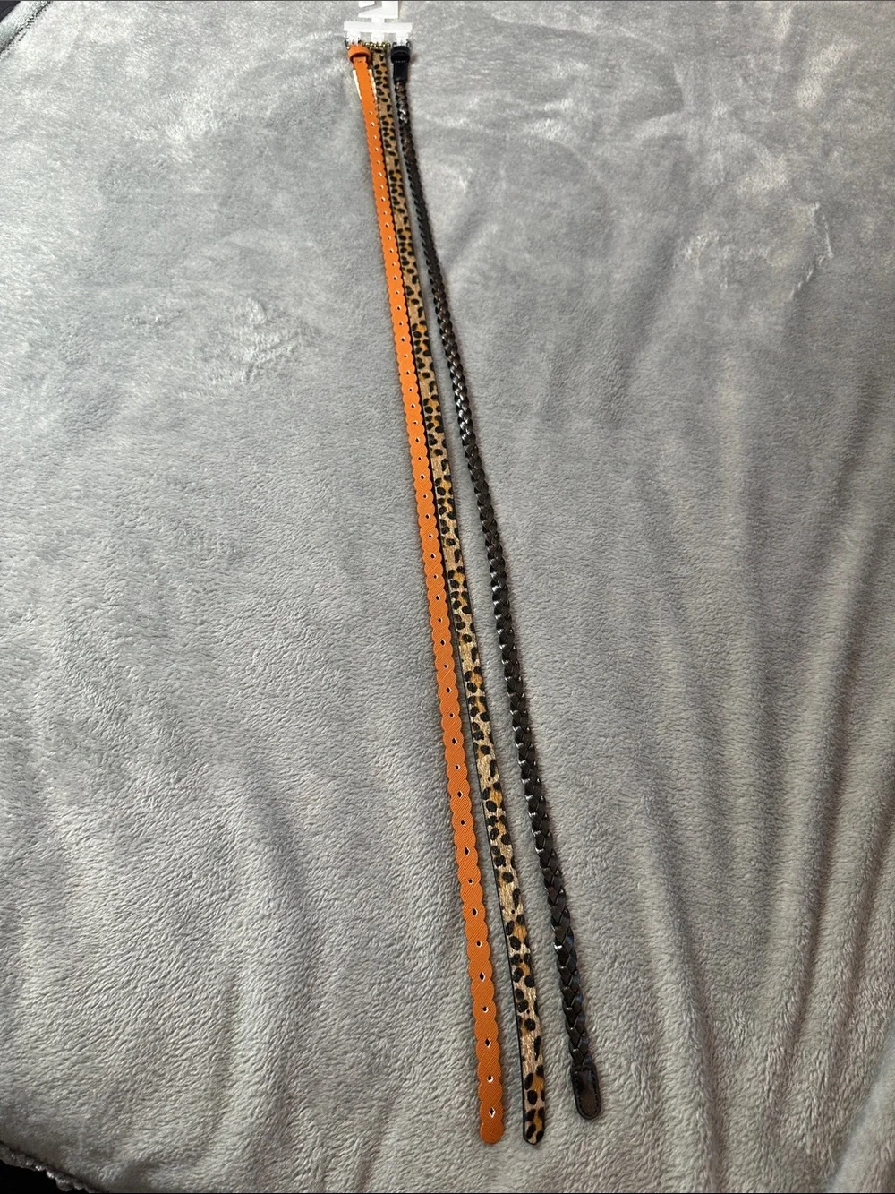 NWT Girls wonder nation Cheetah 🐆 combo 3 pack belts Sz L-XXL 12-18”